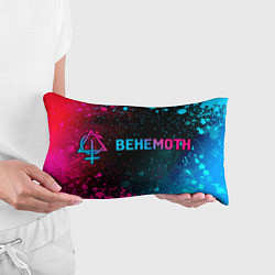 Подушка-антистресс Behemoth - neon gradient: надпись и символ, цвет: 3D-принт — фото 2