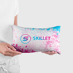 Подушка-антистресс Skillet neon gradient style: надпись и символ, цвет: 3D-принт — фото 2