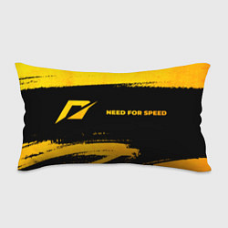 Подушка-антистресс Need for Speed - gold gradient: надпись и символ