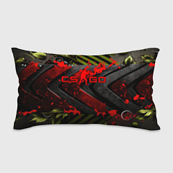 Подушка-антистресс CS GO red logo, цвет: 3D-принт