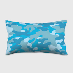 Подушка-антистресс Камуфляж военный синий, цвет: 3D-принт