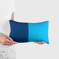 Подушка-антистресс Двуцветный синий, цвет: 3D-принт — фото 2