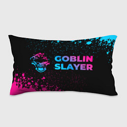 Подушка-антистресс Goblin Slayer - neon gradient: надпись и символ