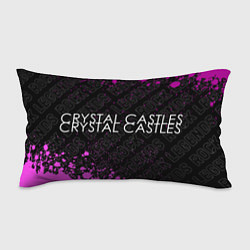 Подушка-антистресс Crystal Castles rock legends: надпись и символ