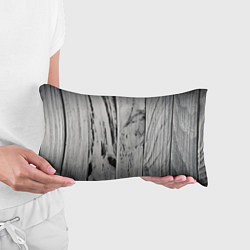 Подушка-антистресс Grey wood, цвет: 3D-принт — фото 2