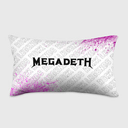 Подушка-антистресс Megadeth rock legends: надпись и символ