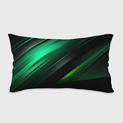 Подушка-антистресс Black green abstract