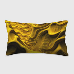 Подушка-антистресс Объемная желтая текстура, цвет: 3D-принт