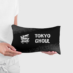 Подушка-антистресс Tokyo Ghoul glitch на темном фоне: надпись и симво, цвет: 3D-принт — фото 2