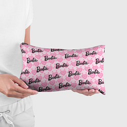Подушка-антистресс Логотип Барби и розовое кружево, цвет: 3D-принт — фото 2