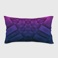 Подушка-антистресс Пурпурно-синий геометрический узор, цвет: 3D-принт