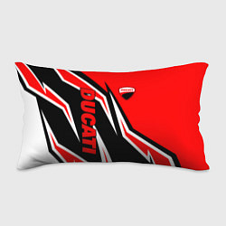 Подушка-антистресс Ducati- red stripes, цвет: 3D-принт