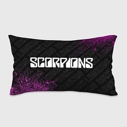 Подушка-антистресс Scorpions rock legends: надпись и символ, цвет: 3D-принт