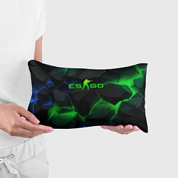 Подушка-антистресс CS GO dark green, цвет: 3D-принт — фото 2