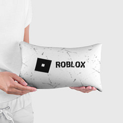 Подушка-антистресс Roblox glitch на светлом фоне: надпись и символ, цвет: 3D-принт — фото 2
