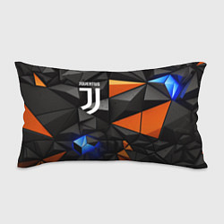 Подушка-антистресс Juventus orange black style, цвет: 3D-принт
