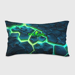 Подушка-антистресс CS GO green texture logo
