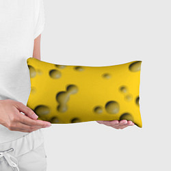 Подушка-антистресс Сырная плоскость, цвет: 3D-принт — фото 2