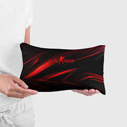 Подушка-антистресс CSGO red black logo, цвет: 3D-принт — фото 2