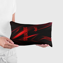 Подушка-антистресс Juventus black red logo, цвет: 3D-принт — фото 2