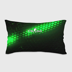 Подушка-антистресс CSGO green light logo, цвет: 3D-принт