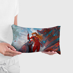 Подушка-антистресс Аска Еванеглион, цвет: 3D-принт — фото 2