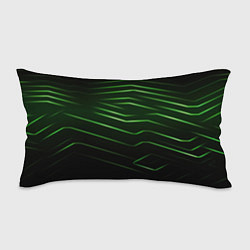 Подушка-антистресс Green abstract dark background