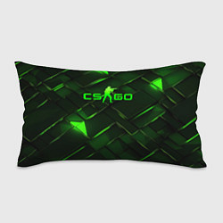 Подушка-антистресс CSGO green abstract elements, цвет: 3D-принт