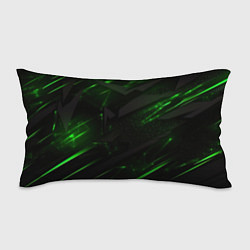 Подушка-антистресс Dark black green abstract