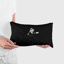 Подушка-антистресс Космонавт пылесосит звезды, цвет: 3D-принт — фото 2