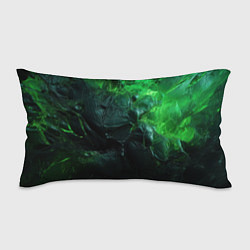 Подушка-антистресс Зеленая объемная текстура, цвет: 3D-принт