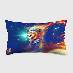 Подушка-антистресс Космический лев - неоновое свечение, цвет: 3D-принт