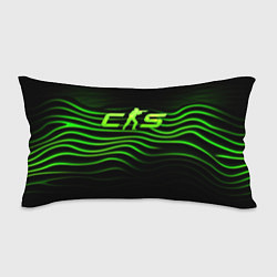 Подушка-антистресс CS2 green logo, цвет: 3D-принт