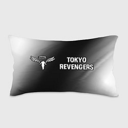 Подушка-антистресс Tokyo Revengers glitch на темном фоне: надпись и с