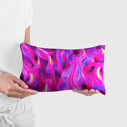 Подушка-антистресс Pink blue texture, цвет: 3D-принт — фото 2