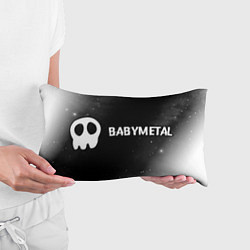 Подушка-антистресс Babymetal glitch на темном фоне по-горизонтали, цвет: 3D-принт — фото 2