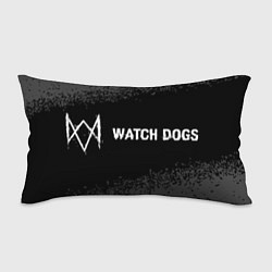 Подушка-антистресс Watch Dogs glitch на темном фоне по-горизонтали