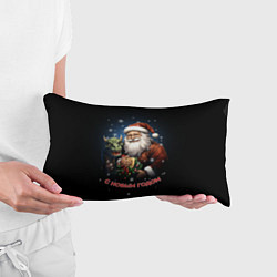 Подушка-антистресс Дед мороз с драконом, цвет: 3D-принт — фото 2