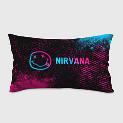 Подушка-антистресс Nirvana - neon gradient по-горизонтали, цвет: 3D-принт