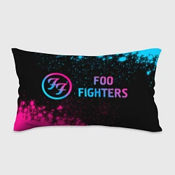 Подушка-антистресс Foo Fighters - neon gradient по-горизонтали, цвет: 3D-принт