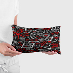 Подушка-антистресс Японские аниме иероглифы, цвет: 3D-принт — фото 2