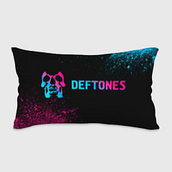 Подушка-антистресс Deftones - neon gradient по-горизонтали