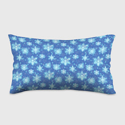 Подушка-антистресс Pattern with bright snowflakes, цвет: 3D-принт