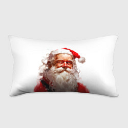 Подушка-антистресс Добрый Санта - мазки краски, цвет: 3D-принт