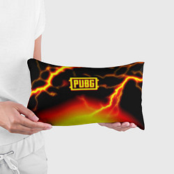 Подушка-антистресс PUBG огненный шторм из молний, цвет: 3D-принт — фото 2