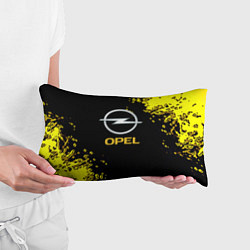 Подушка-антистресс Opel желтые краски, цвет: 3D-принт — фото 2