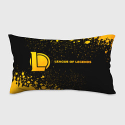 Подушка-антистресс League of Legends - gold gradient по-горизонтали, цвет: 3D-принт