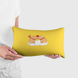 Подушка-антистресс Влюбленный капибара, цвет: 3D-принт — фото 2