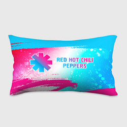 Подушка-антистресс Red Hot Chili Peppers neon gradient style по-гориз