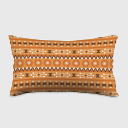 Подушка-антистресс Brown tribal geometric, цвет: 3D-принт